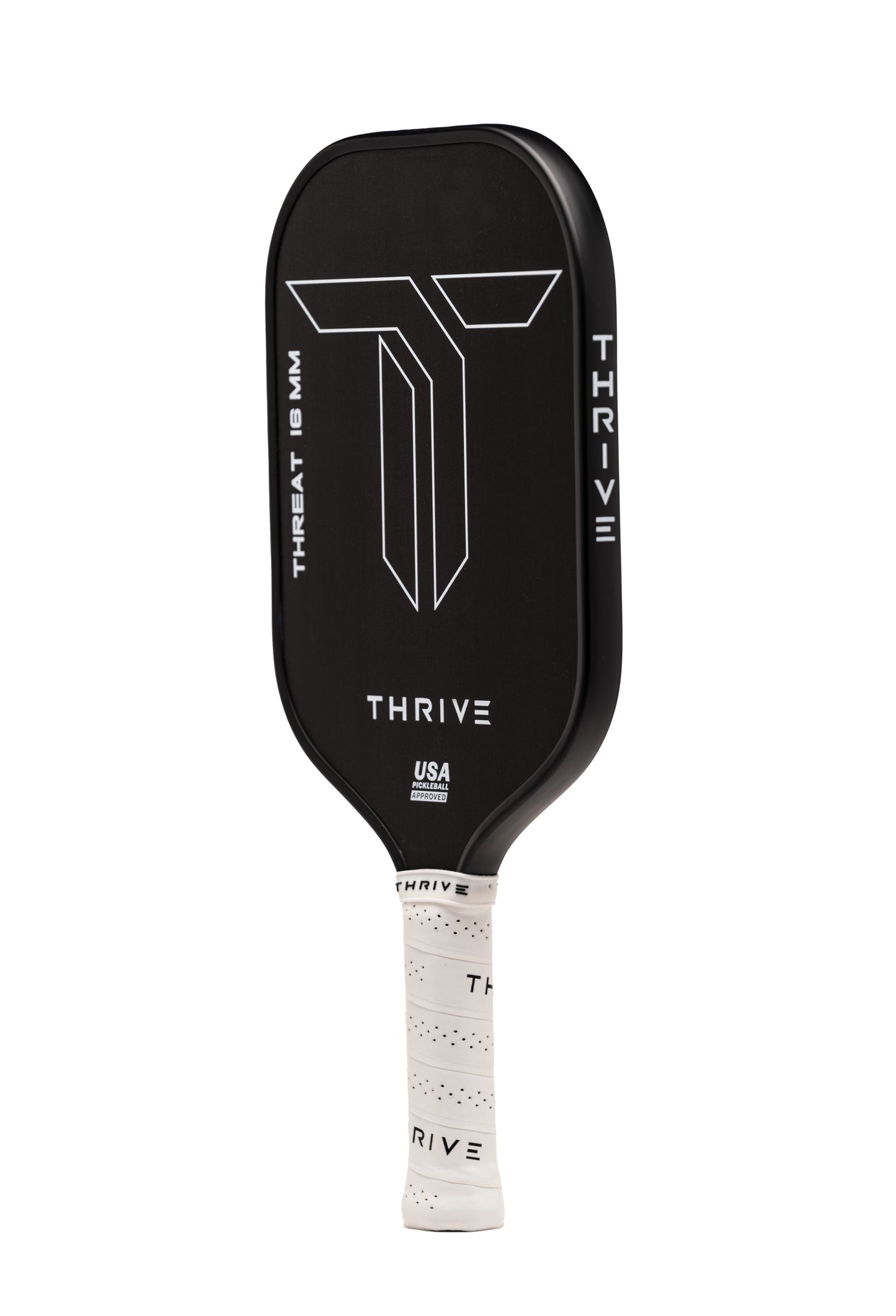 THREAT 16 SINGLES Includes custom weight card, paddle cover, paddle eraser, and lead weights.