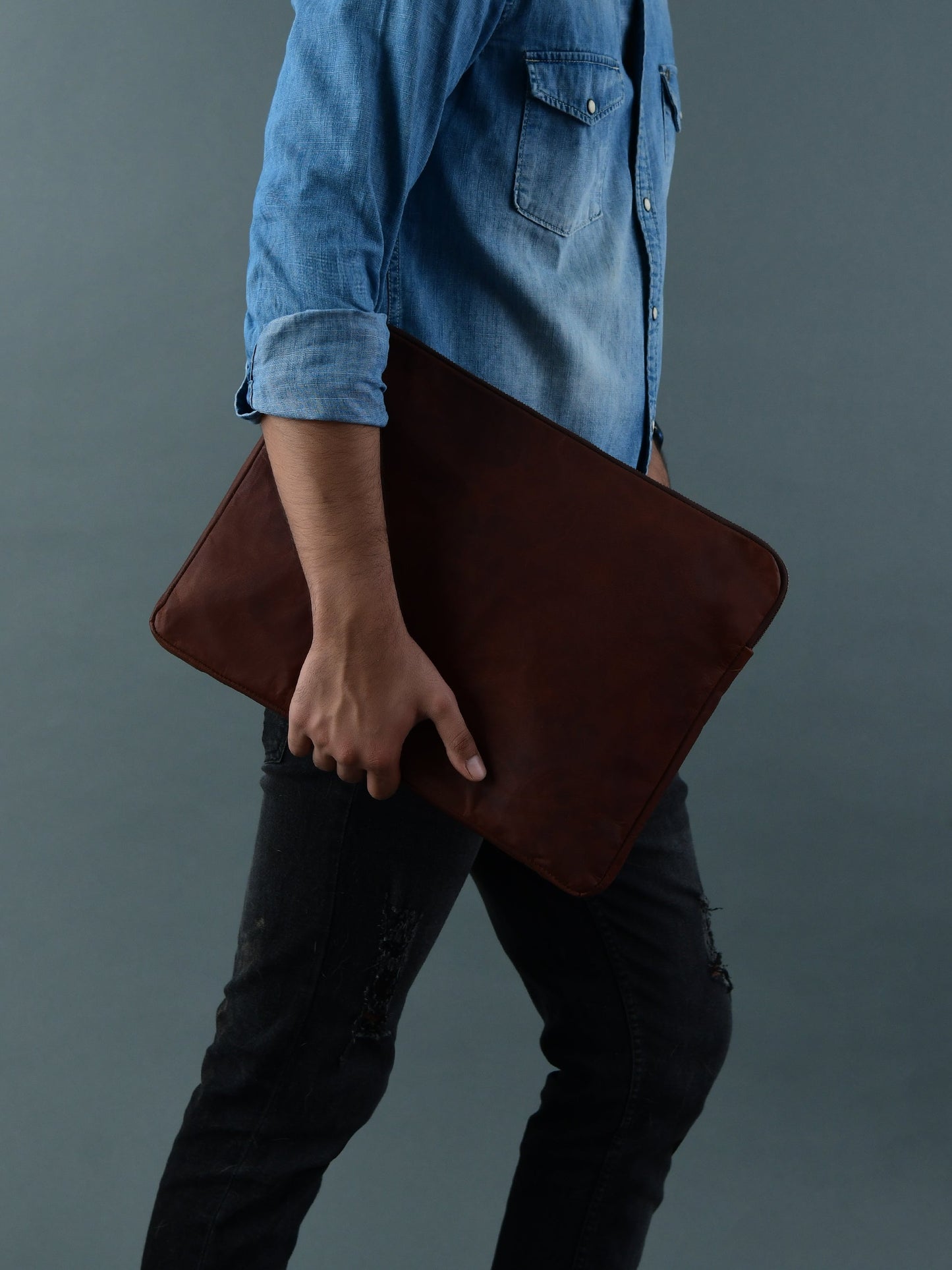 Zento Laptop Sleeve - Dark Brown
