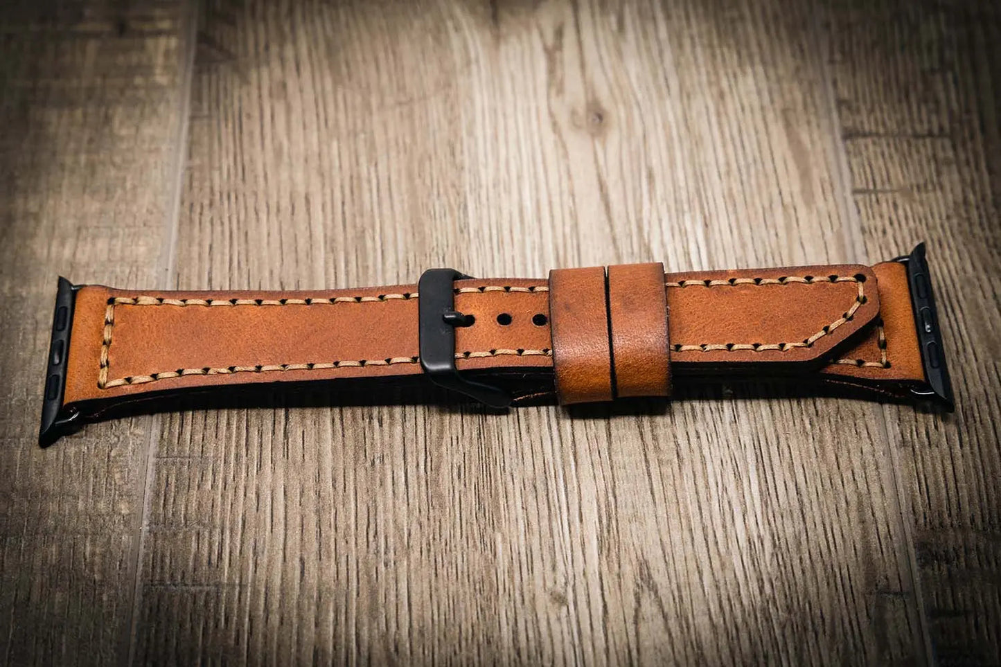 Apple Watch Leather Band - Chestnut Brown