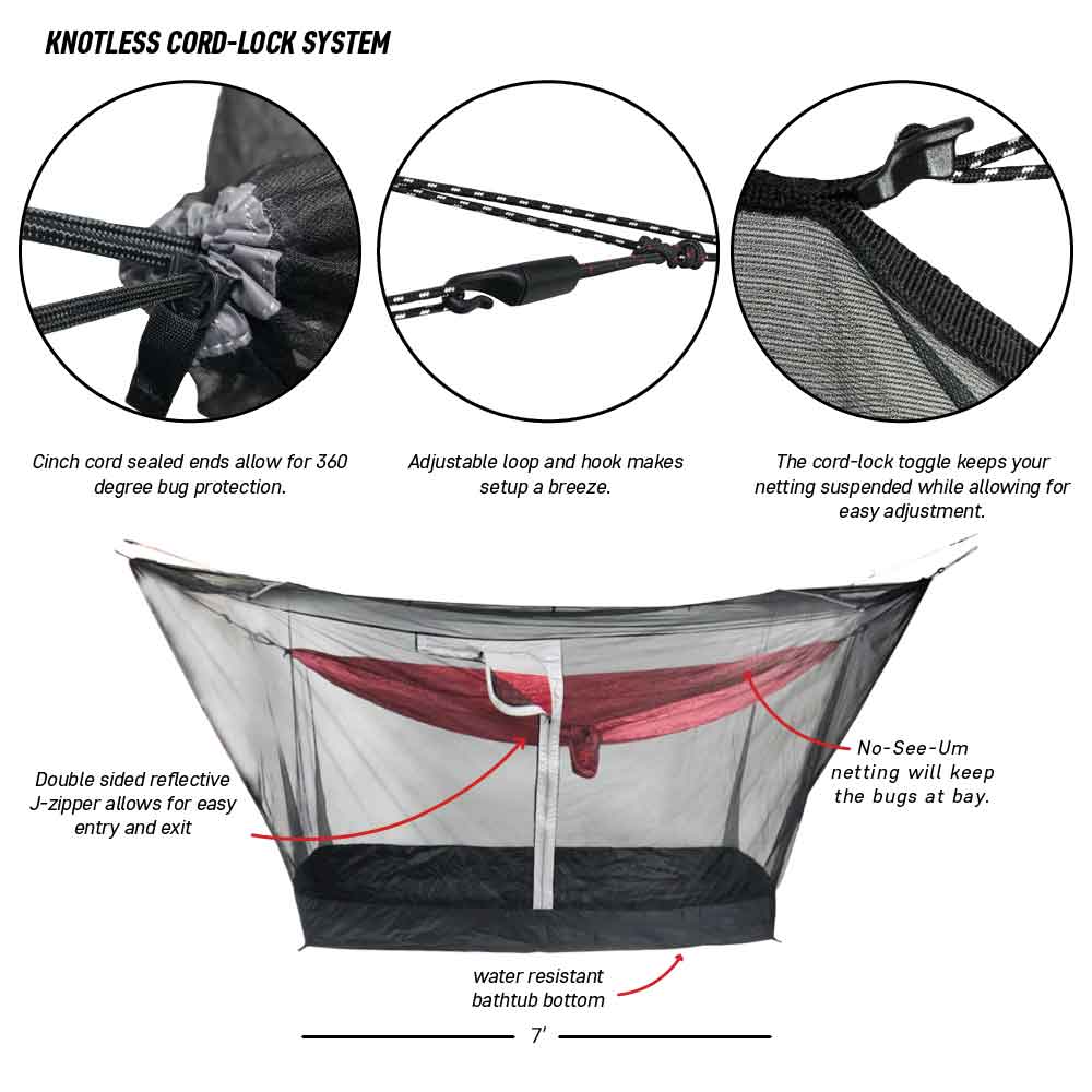 Grand Trunk MOZZY 360 Hammock Bug Net Shelter
