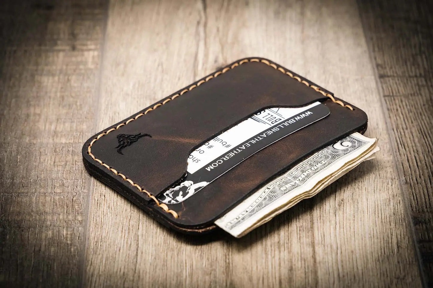 Pflugerville Card Wallet - Walnut Brown