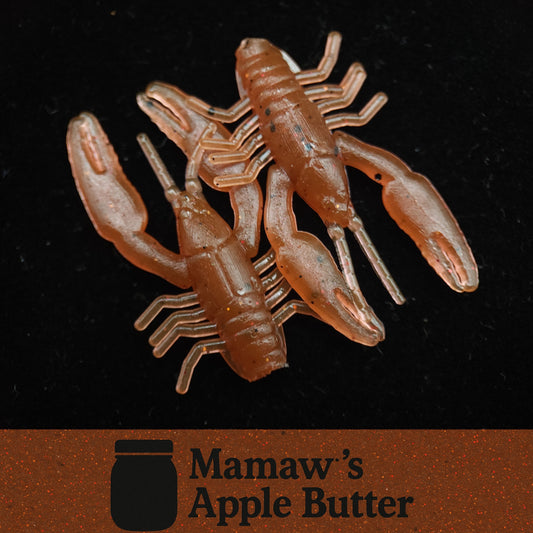 Jar of 1" Inch Micro Crayfish "The Creek Crawler"