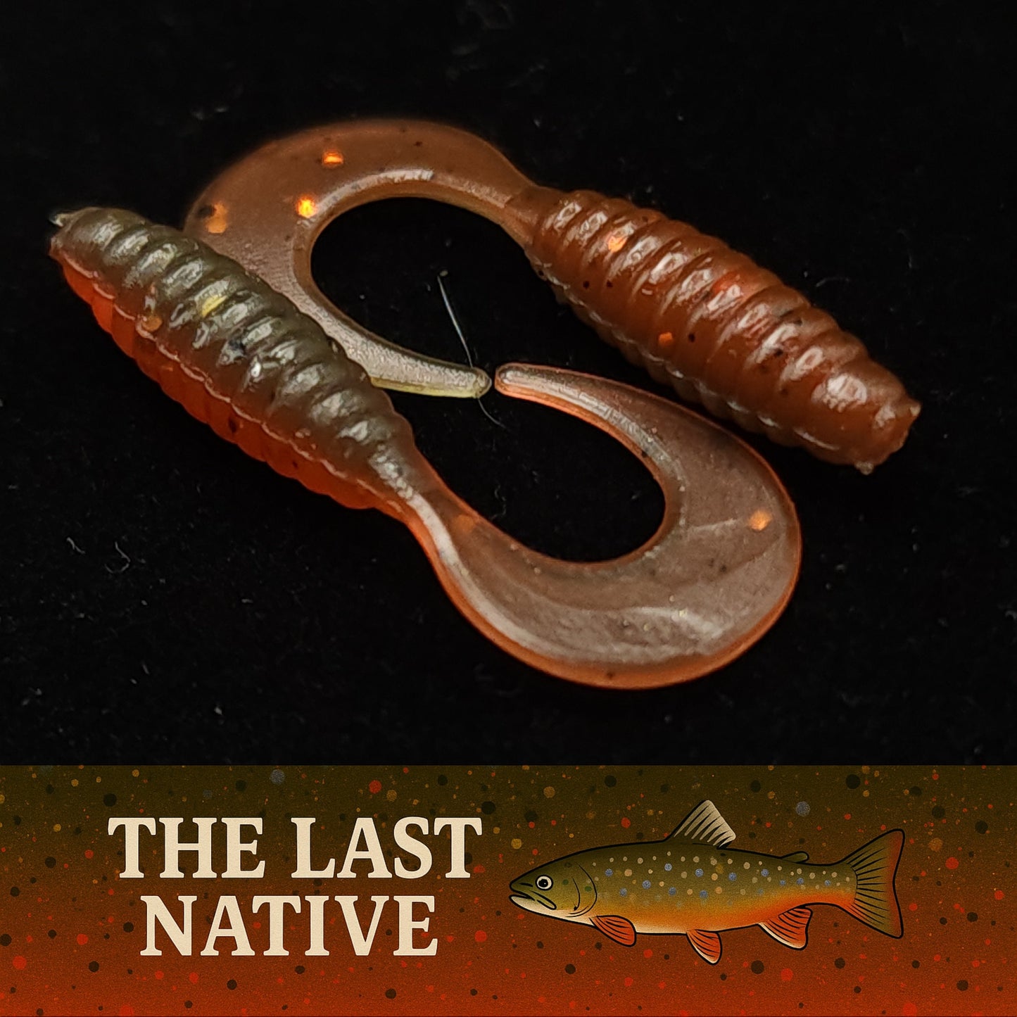 Jar of 1" Micro Curl Tail Grub "The Tennessee Twister"