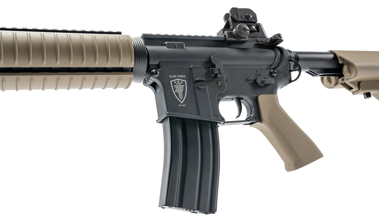Elite Force CQBX M4 AEG with EYETRACE (Black/Tan)