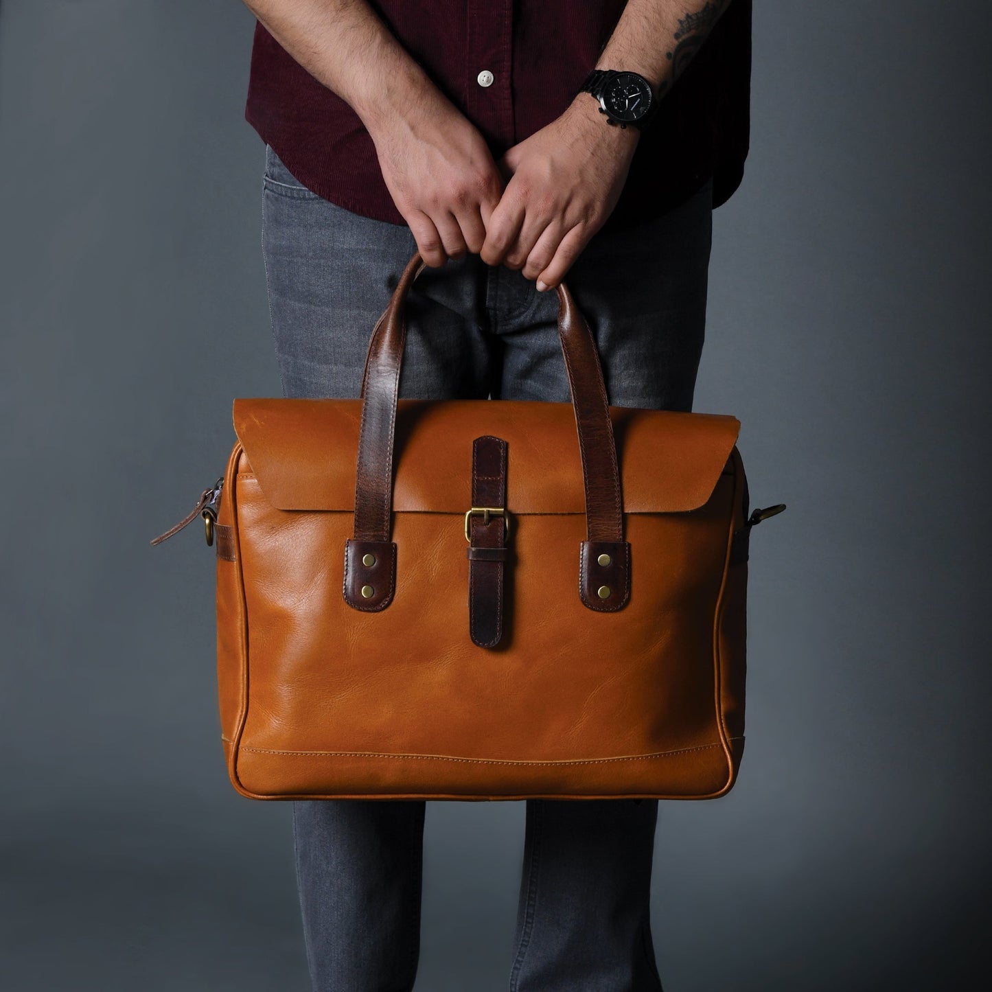 Executive Travel Briefcase Satchel Bag