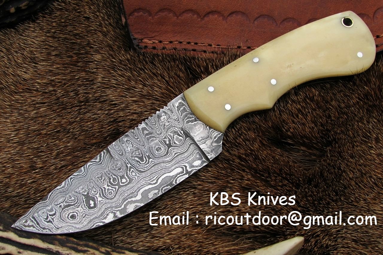 Custom Handmade Fixed Blade Skinning Knife – 8 Inches
