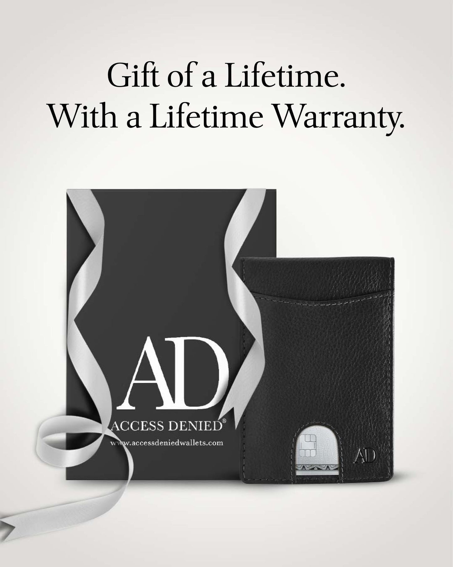 Slim Money Clip Bifold Wallet