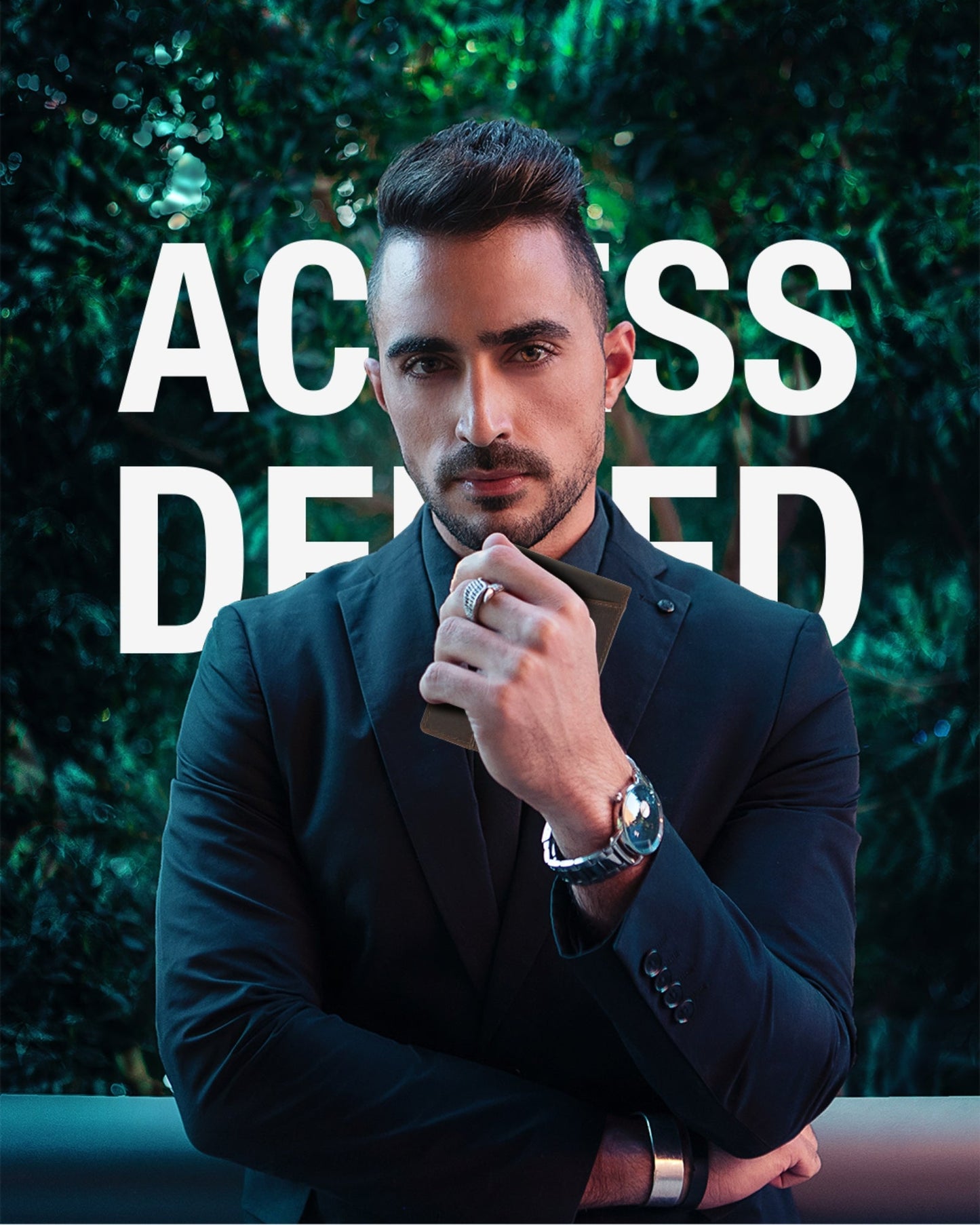 Pull Strap Bifold Wallet