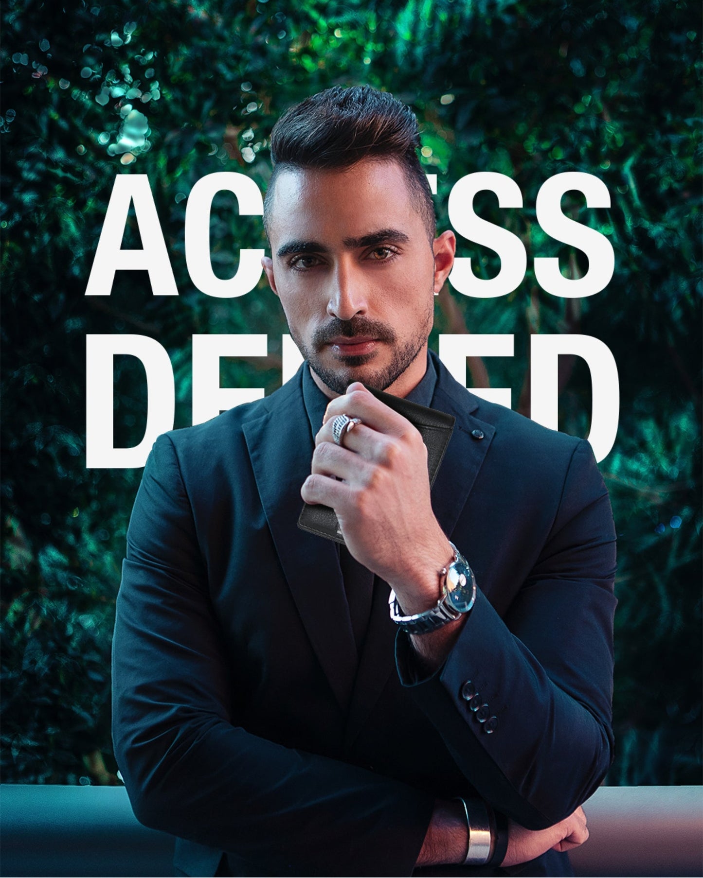 Pull Strap Bifold Wallet