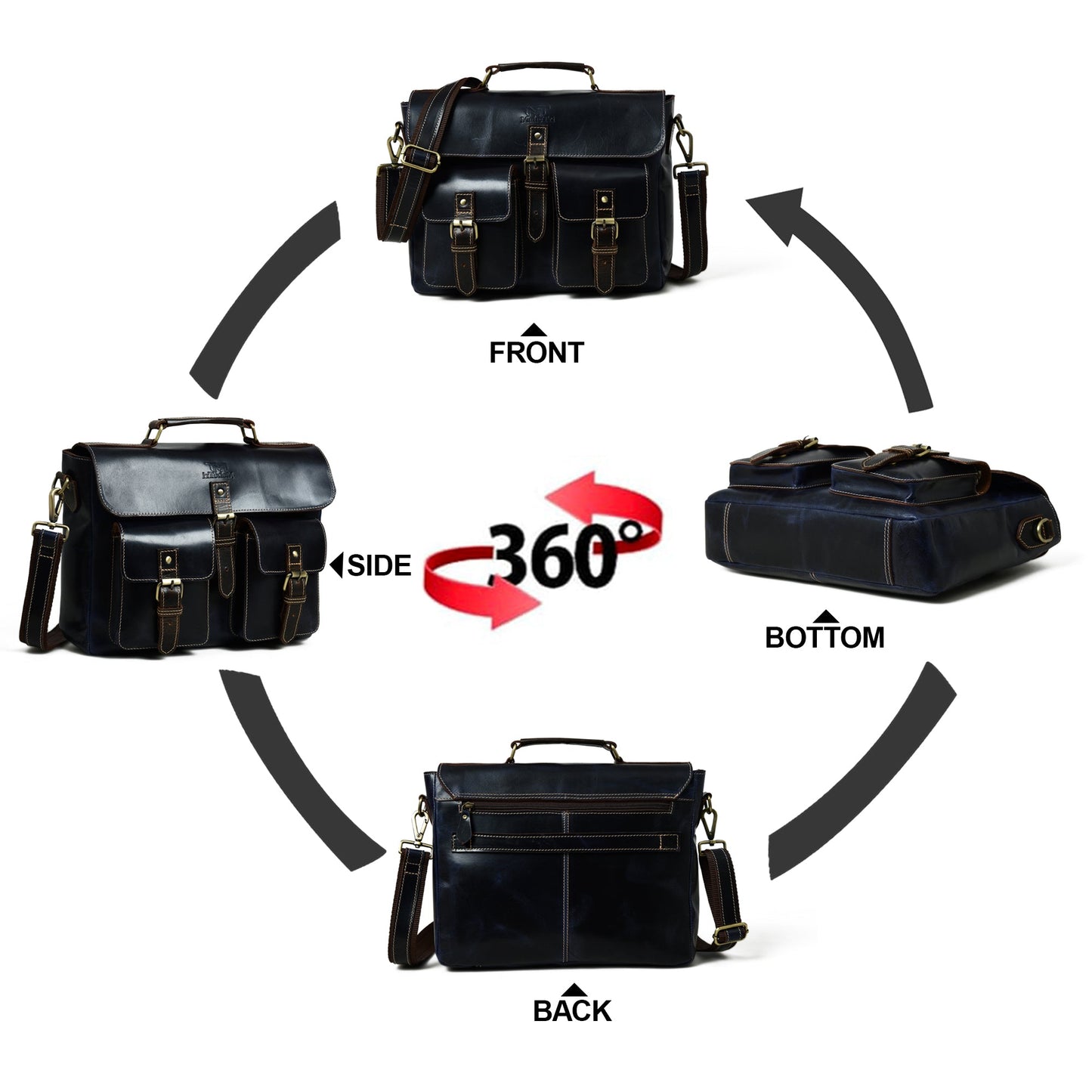 Panther Laptop Messenger Bag