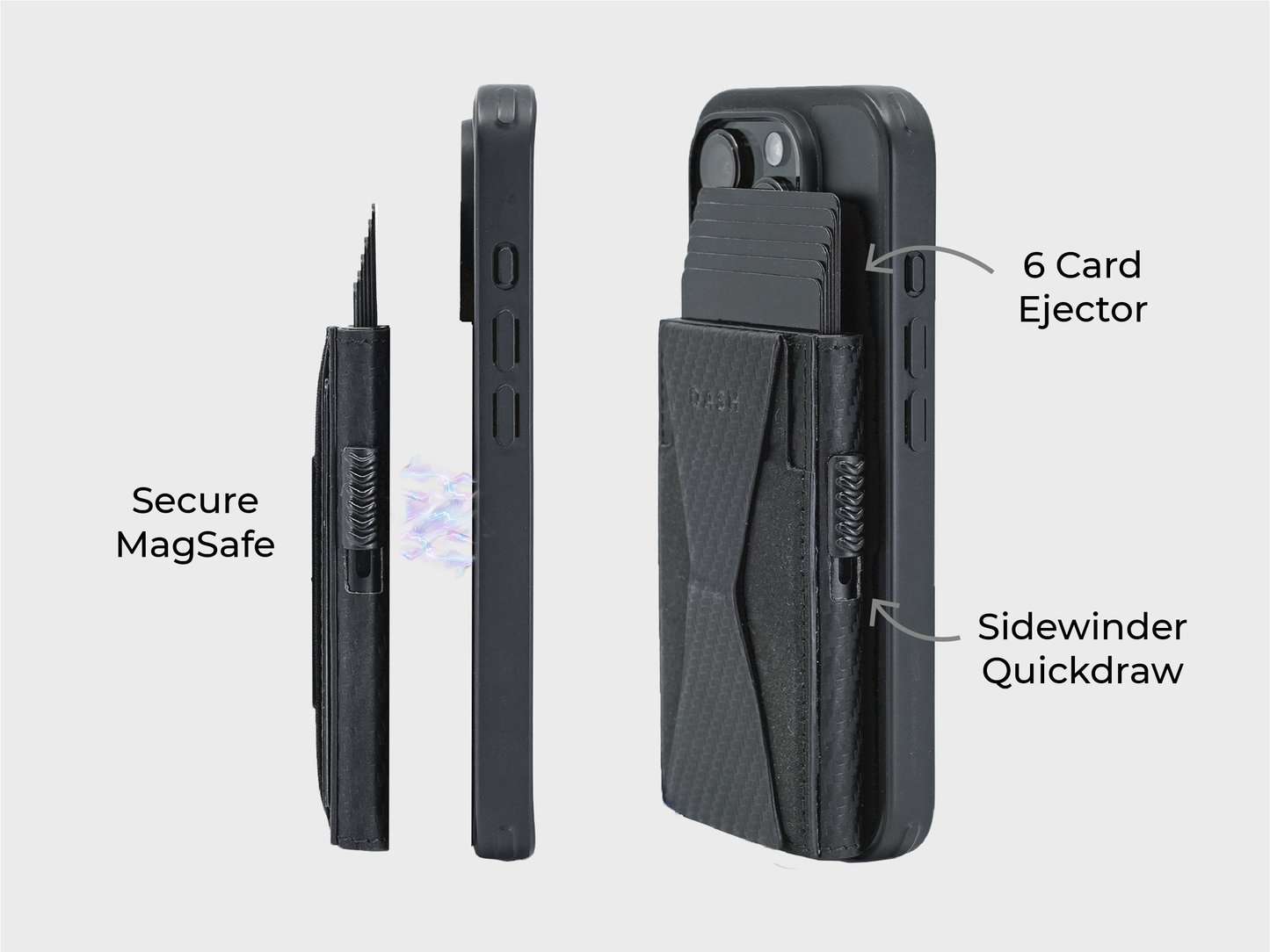 MagSafe Stando - Ejector Wallet + Phone Stand