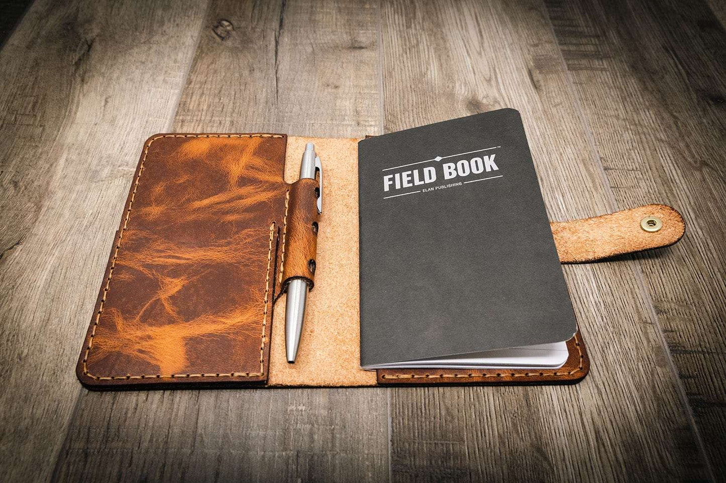 Leather Field Notes Cover -  Chestnut Brown