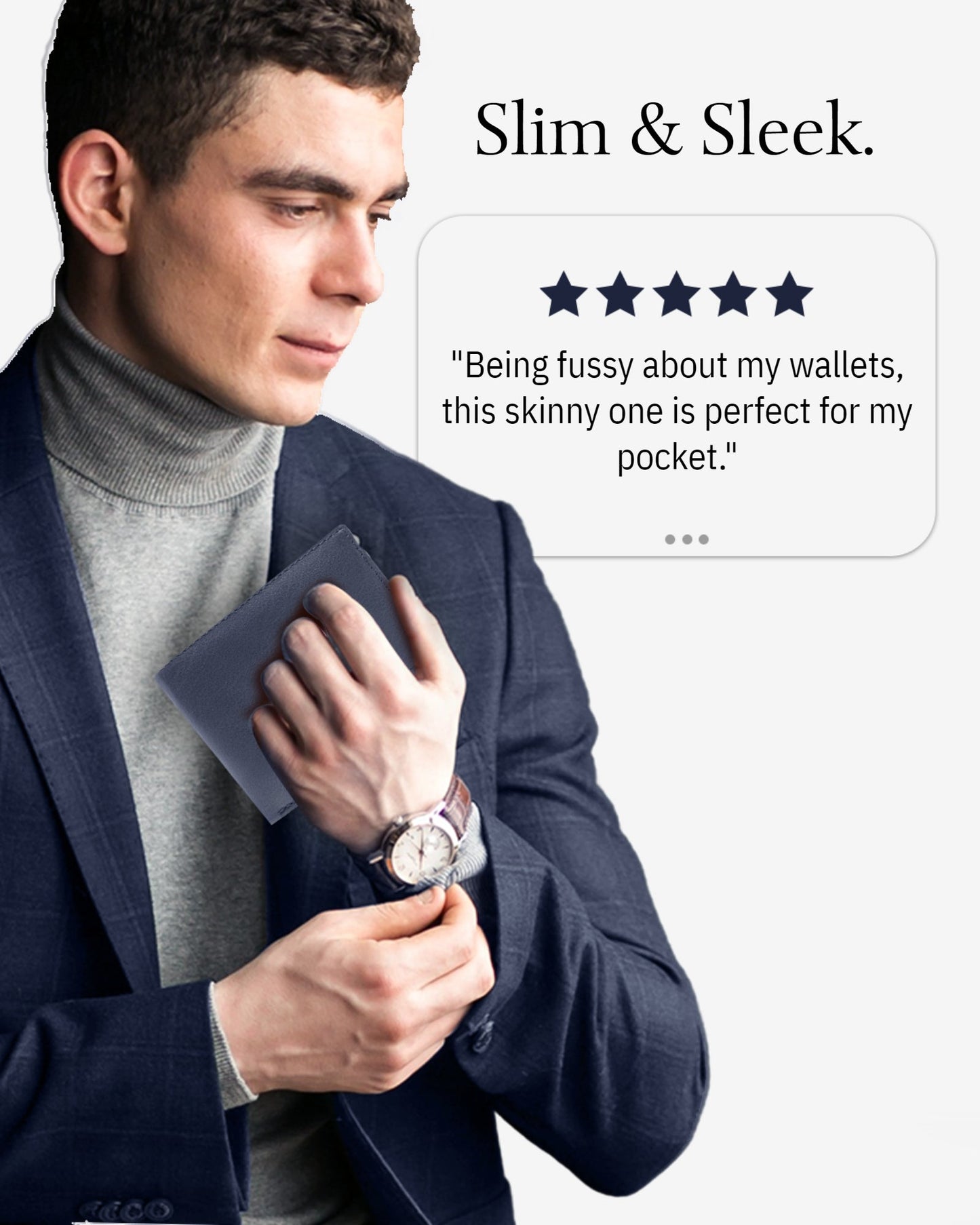 Slim Bifold Wallet With ID Window