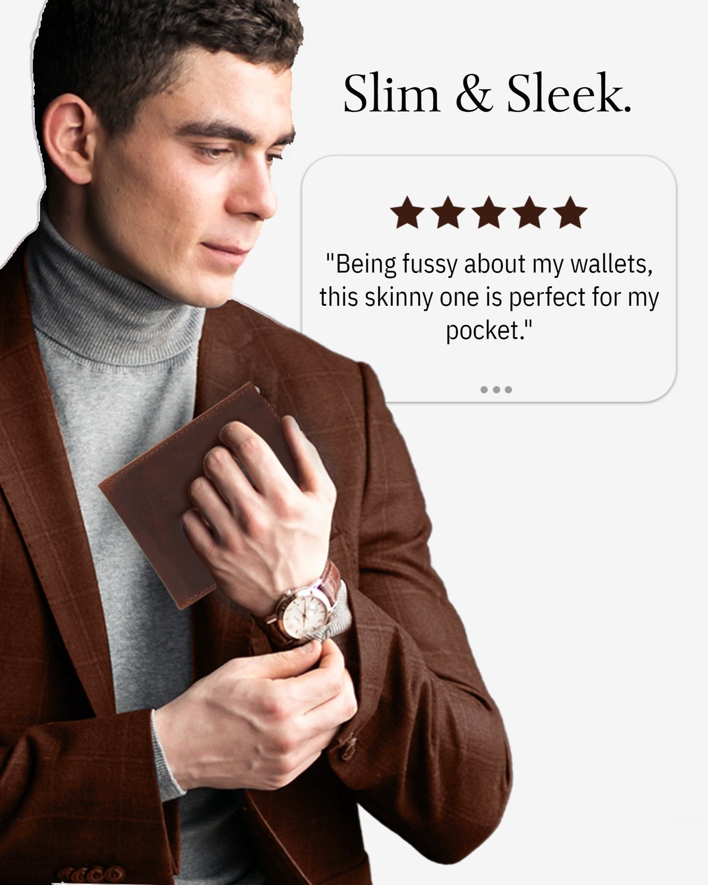 Slim Bifold Wallet With ID Window