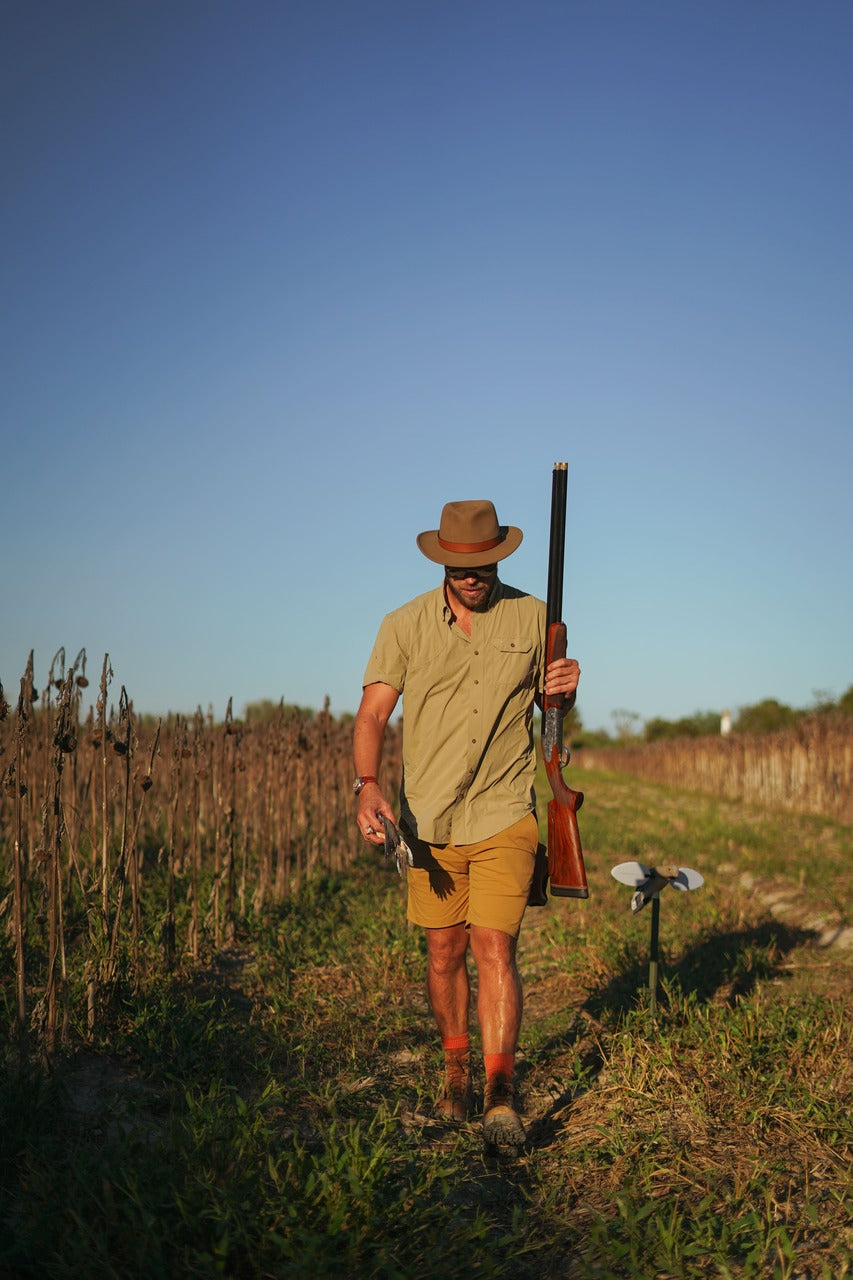 Brimmed Field Hat - Felted Wool