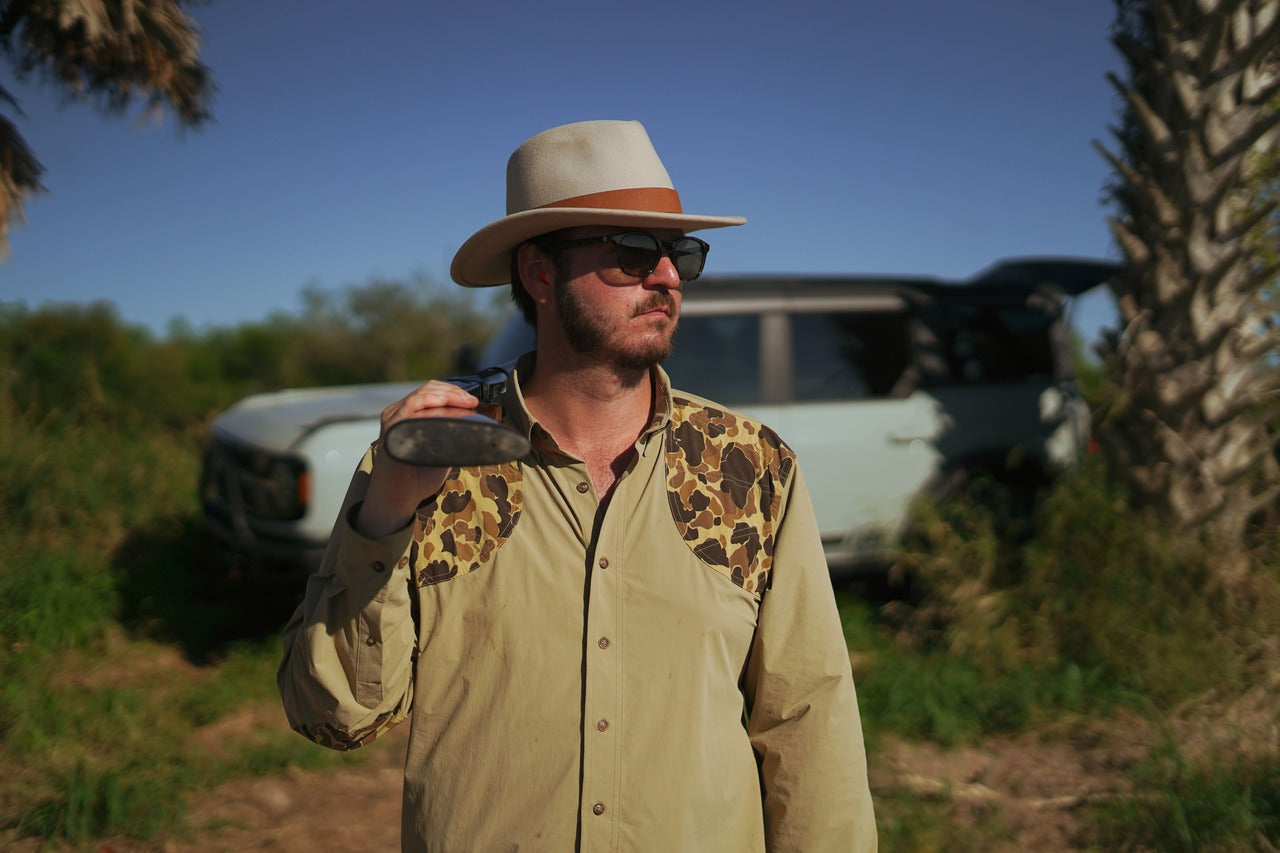 Brimmed Field Hat - Felted Wool