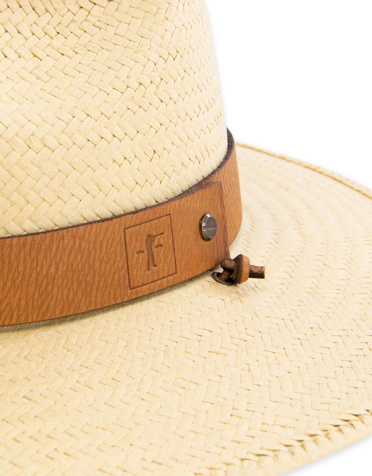 Brimmed Field Hat - Burlap Straw