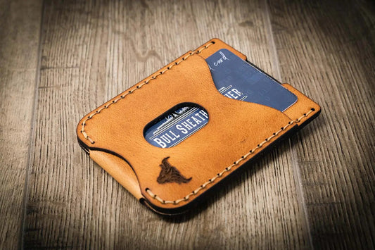The Keller Money Clip - Saddle Tan