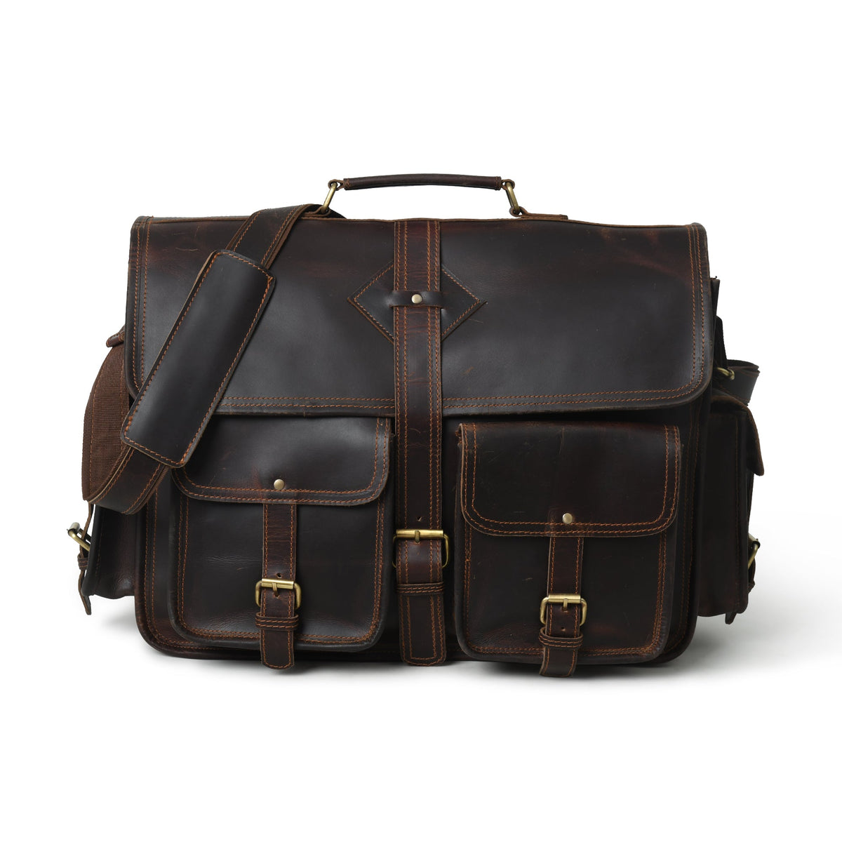 Midnight Buffalo Retro Briefcase
