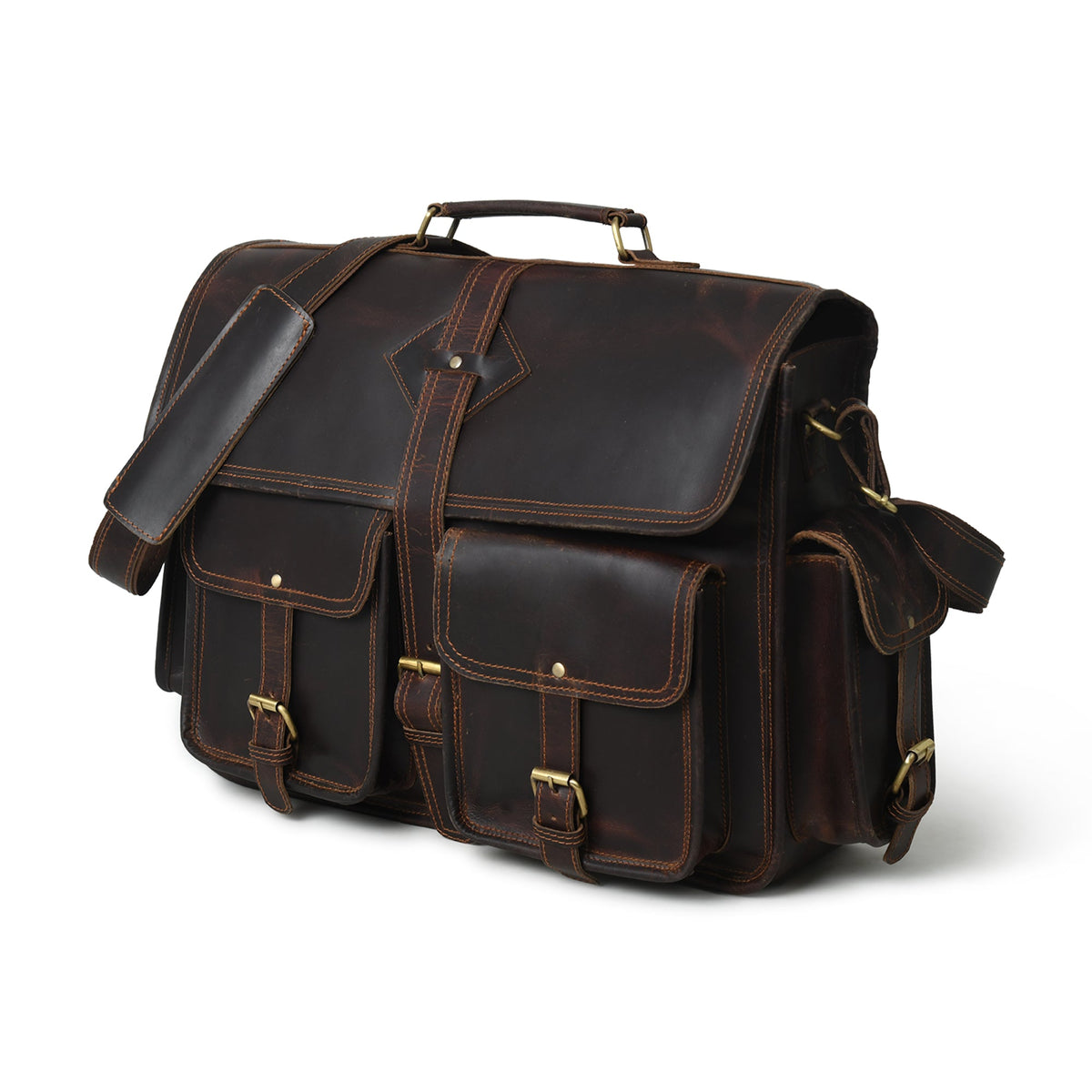 Midnight Buffalo Retro Briefcase