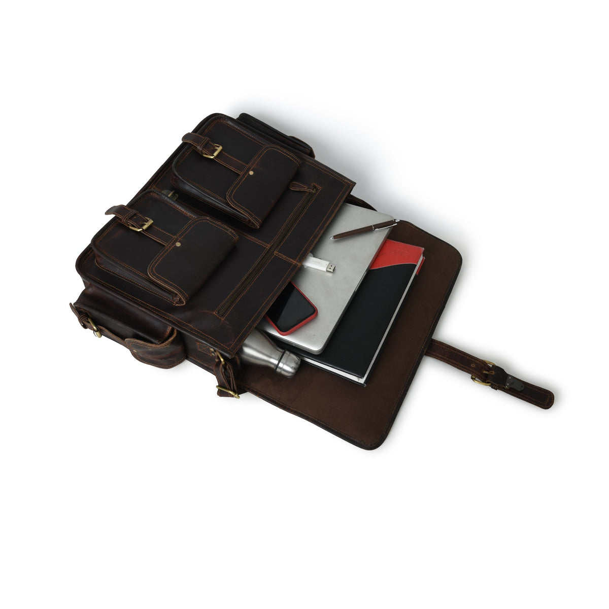 Midnight Buffalo Retro Briefcase