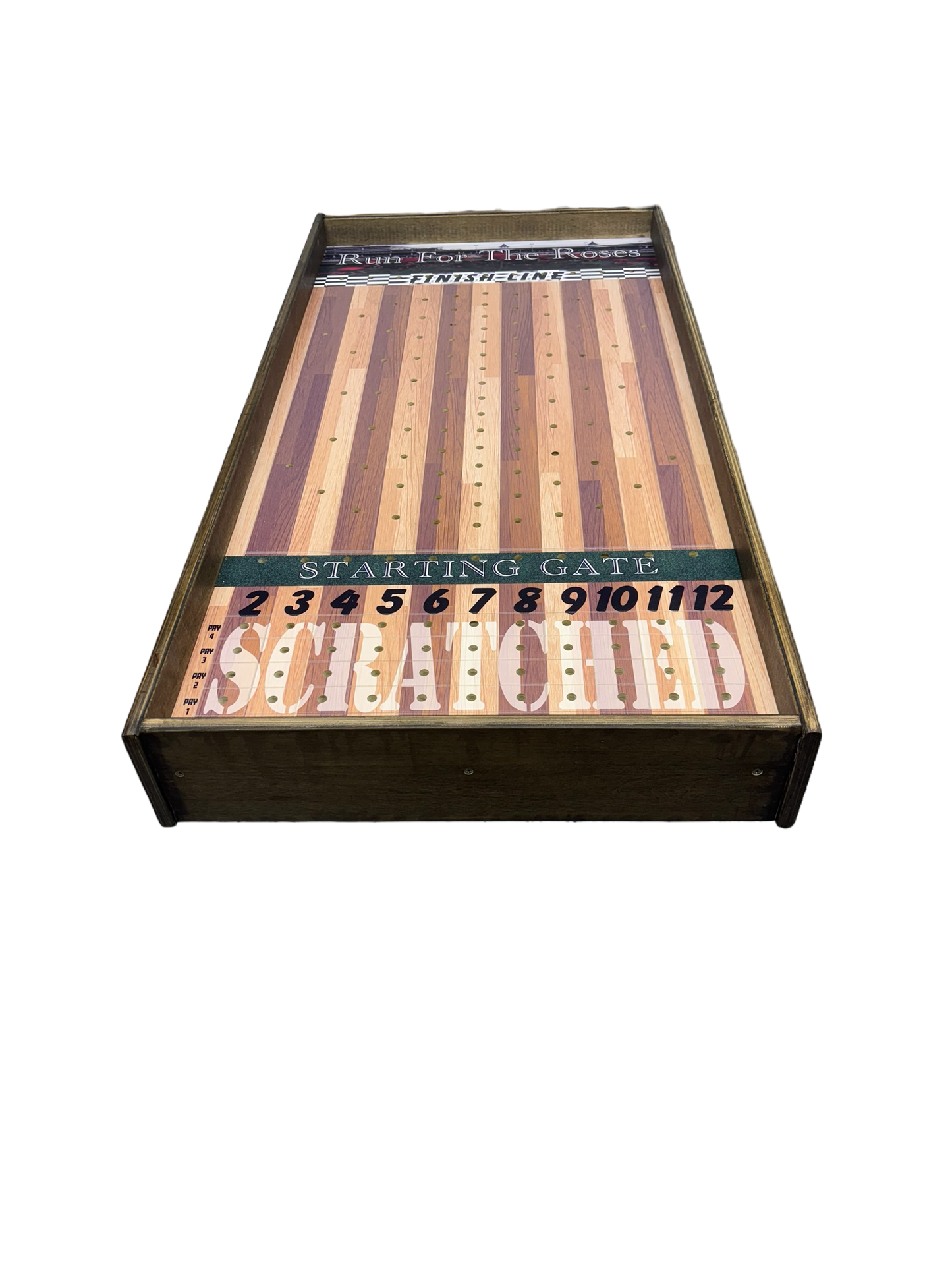 Jumbo Horse Game with Stained Rails