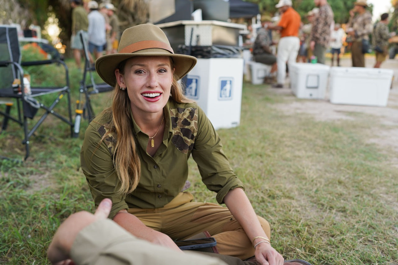 Brimmed Field Hat - Felted Wool