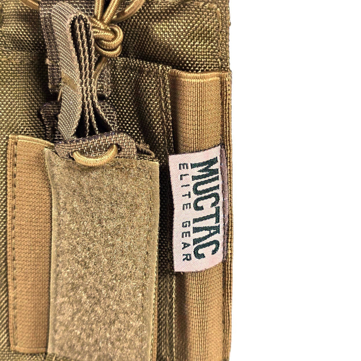 MUCTAC Kangaroo Triple Mag Pouch MOLLE 5.56 & 9mm 1000D Nylon Coyote