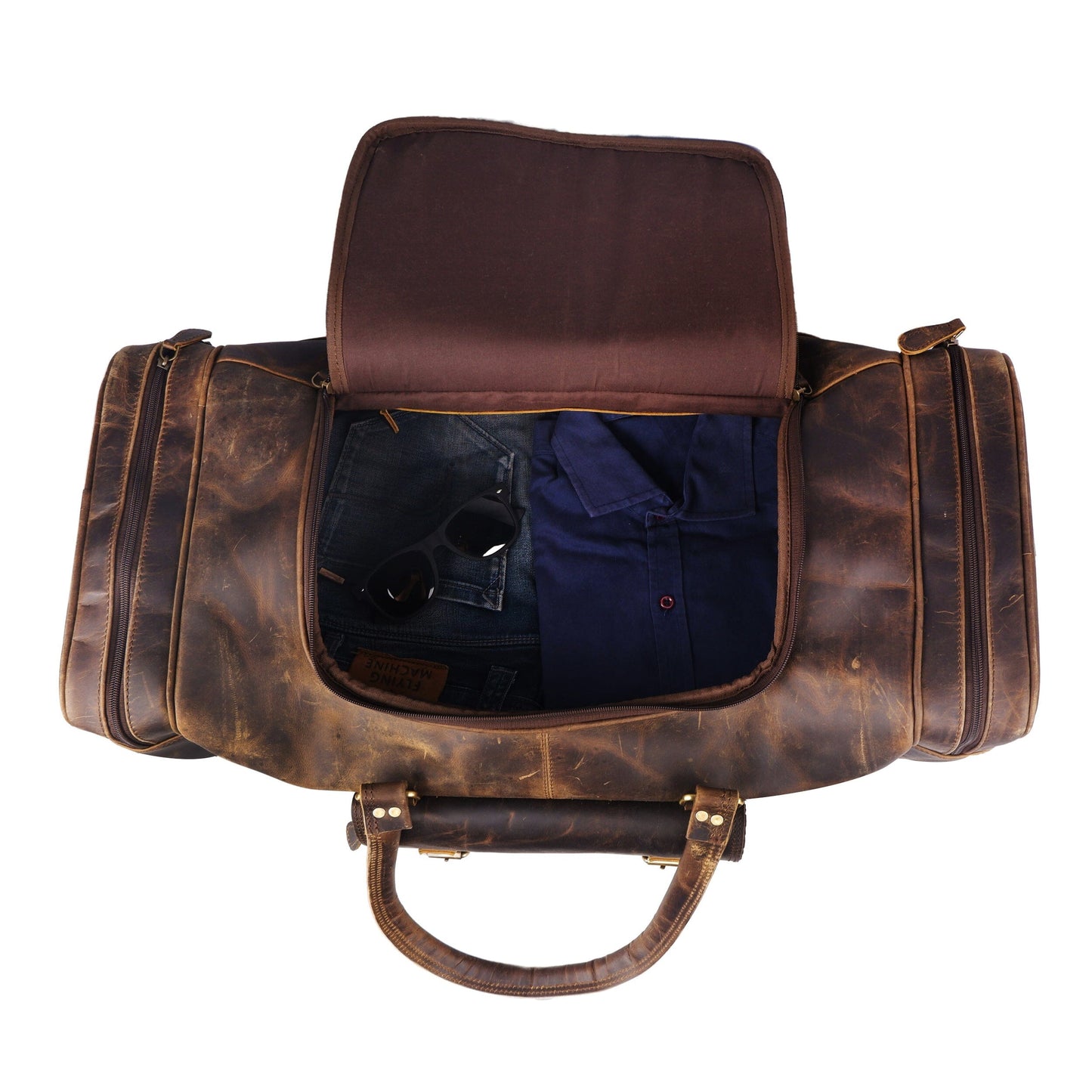 Chester Buffalo Weekender Duffle Bag
