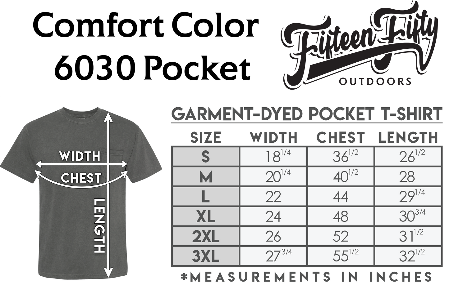 1550 Bigfoot Pocket Tee