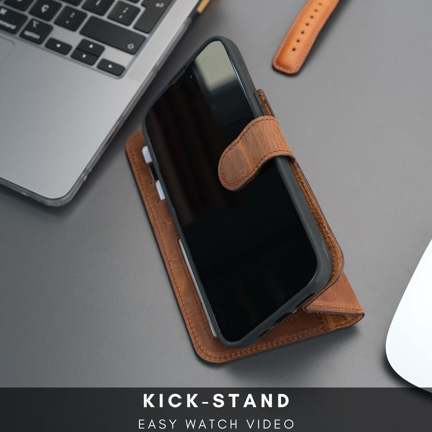 Casper Leather iPhone 14 Pro Wallet Case | MagSafe