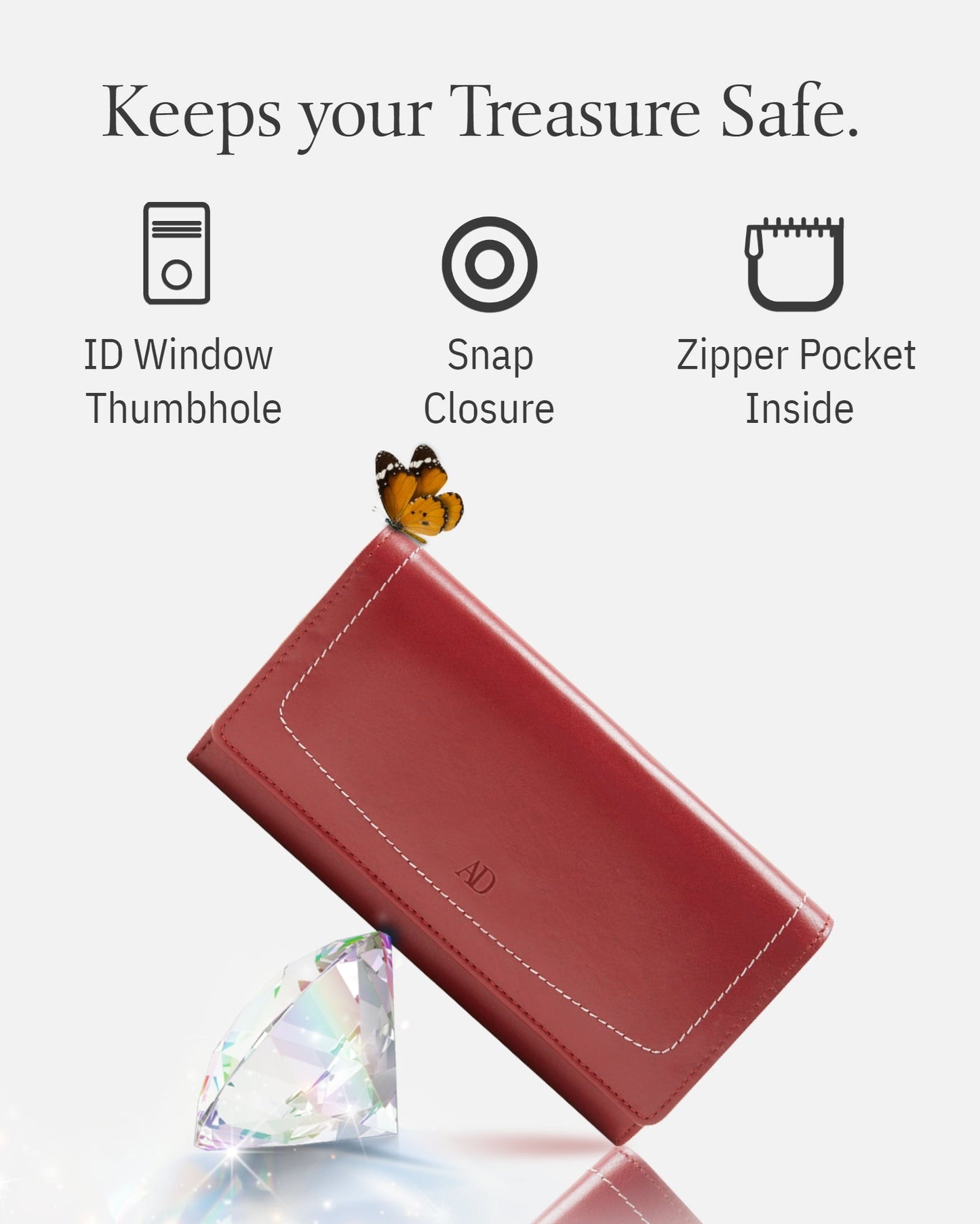 Accordion Clutch Wallet