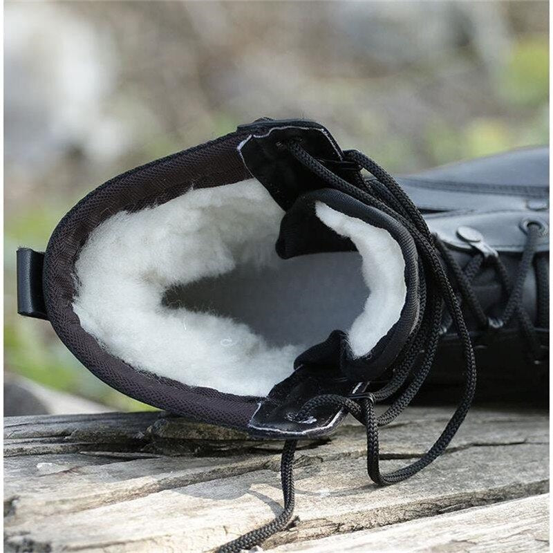 Cold Weather Combat Boots: Wool Lined for Ultimate Warmth and Comfort