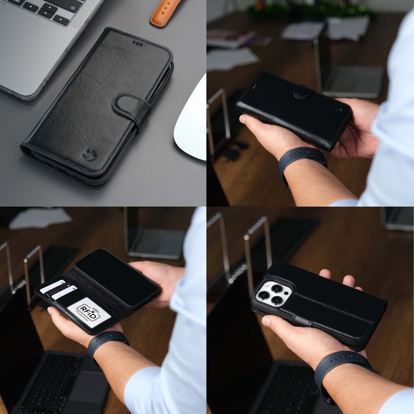 Casper Leather iPhone 14 Pro Max Wallet Case | MagSafe