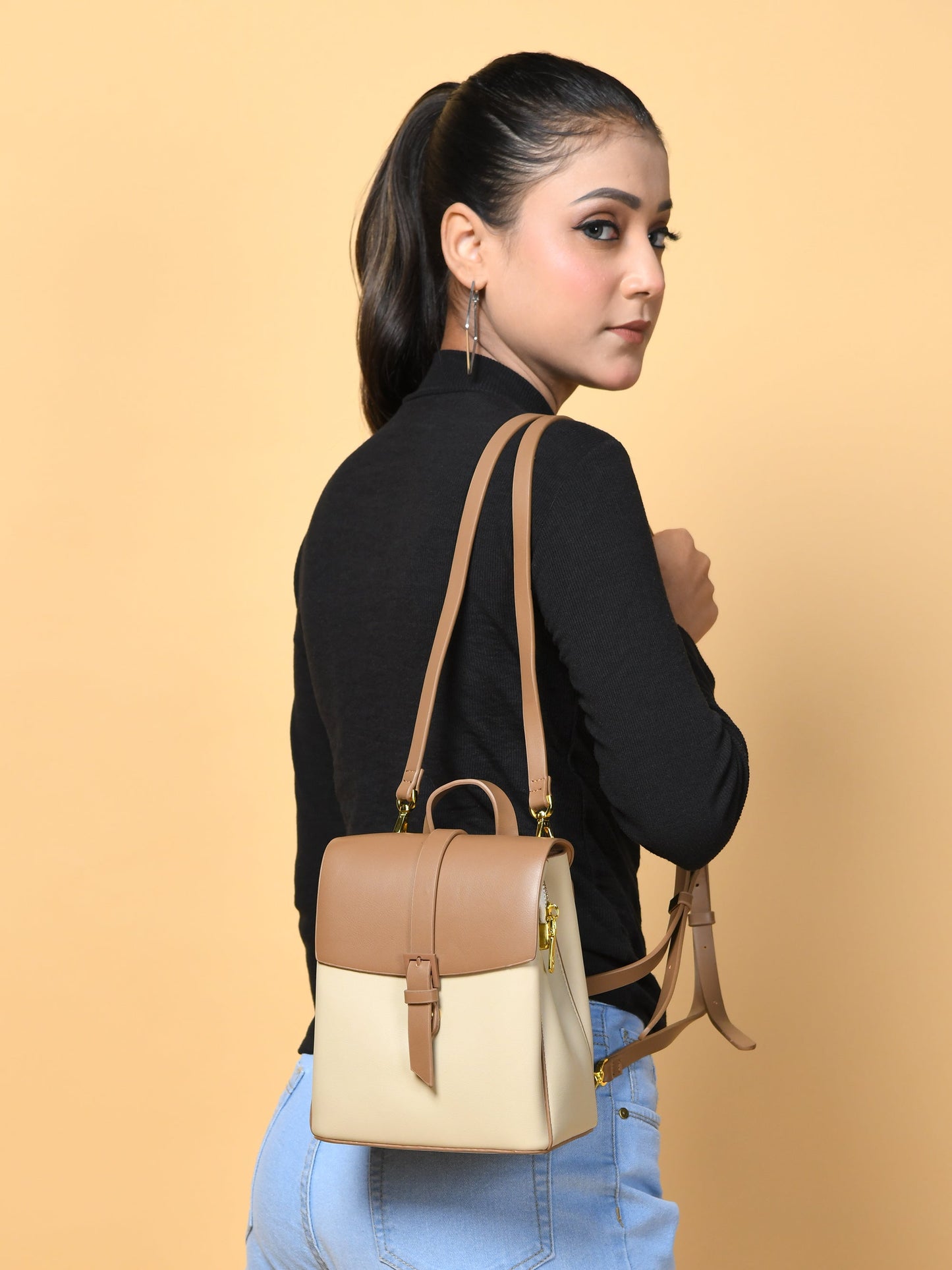 Claire Women's Backpack - Brown