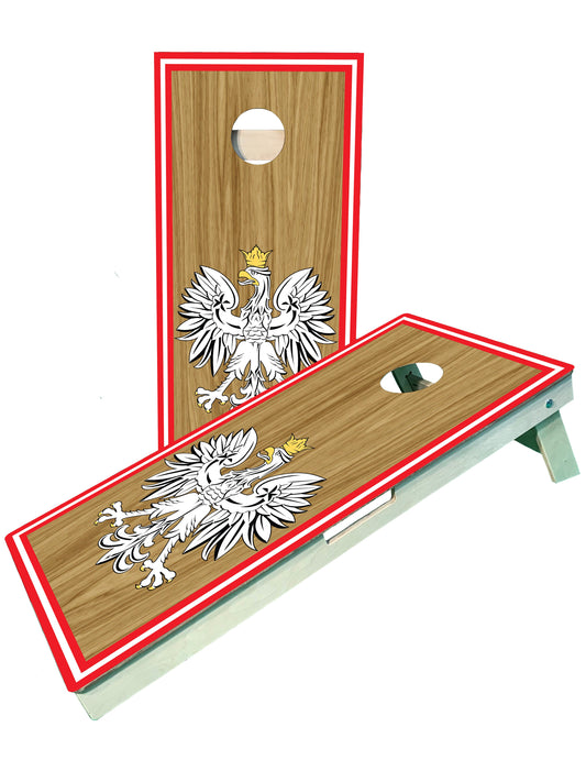 Polish Eagle Cornhole Boards