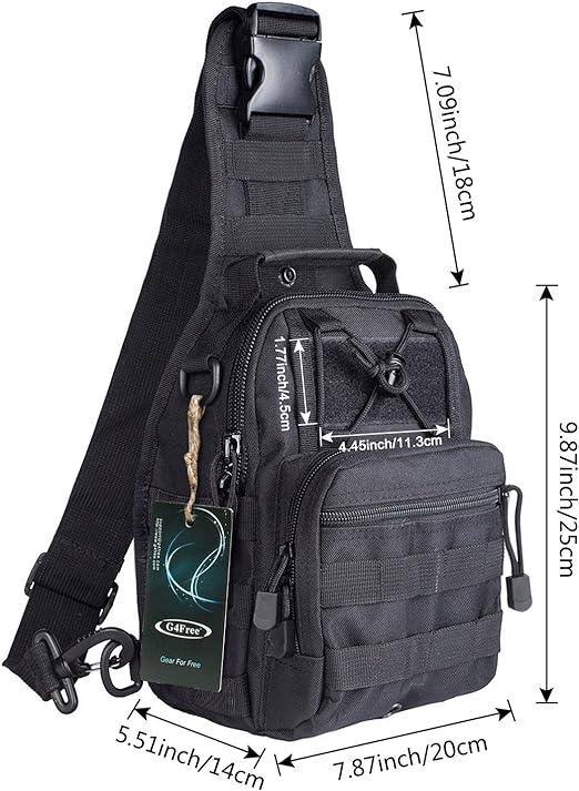 4-Way Tactical Sling Bag – Versatile & Durable