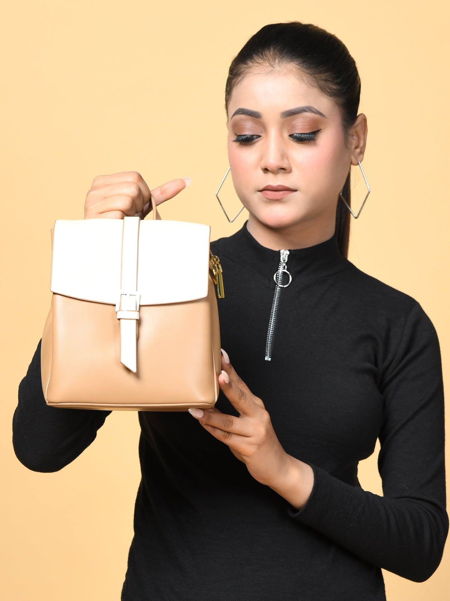 Claire Women's Backpack - Beige