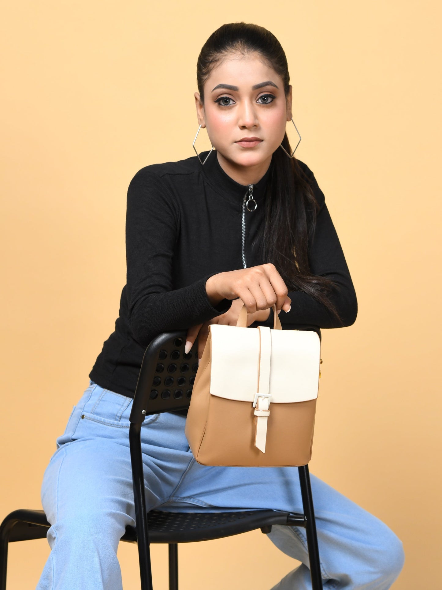 Claire Women's Backpack - Beige