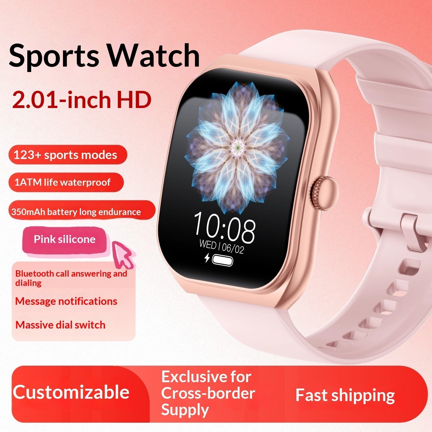 Men And Women's Sports Fitness Smartwatch