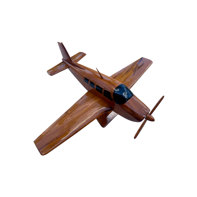 A-36 ( A36 ) Bonanza Mahogany Wood Desktop Airplane Model