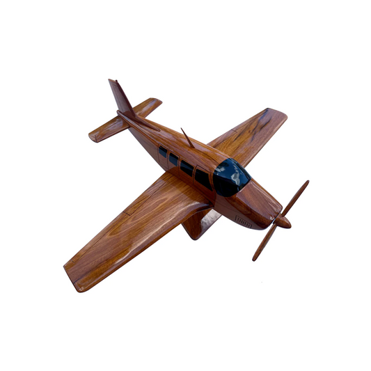 A-36 ( A36 ) Bonanza Mahogany Wood Desktop Airplane Model