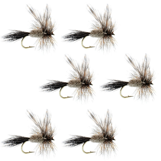 Adams Irresistible Classic Dry Fly - 6 Flies Hook Size 14