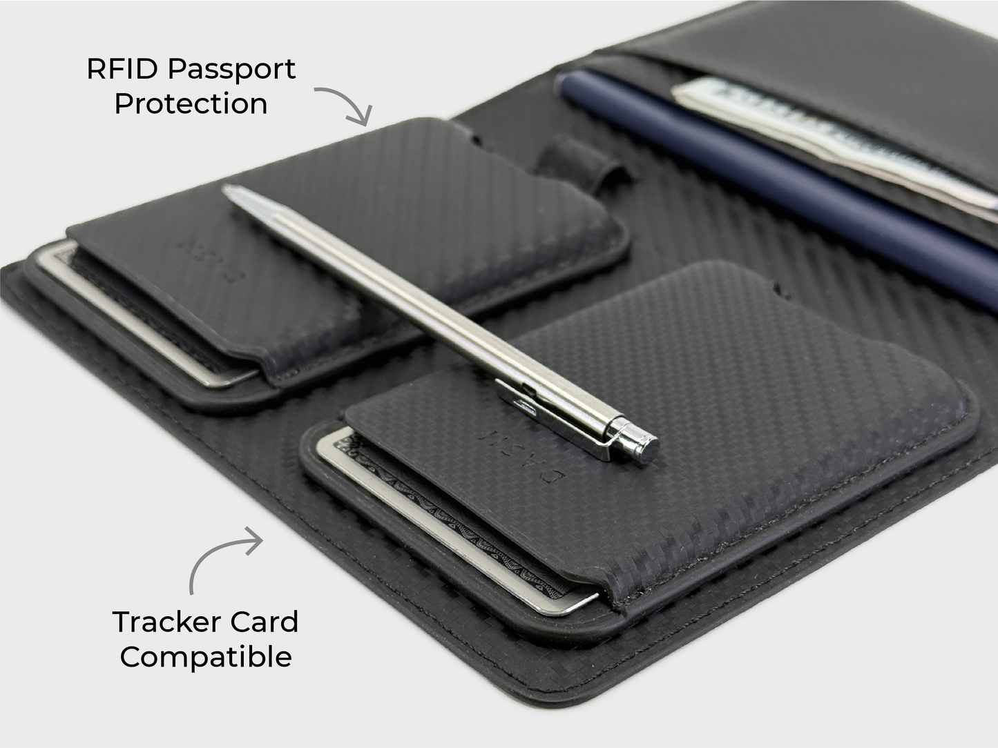 Passport Journal - Travel Pen, Bifold, 2x MagHolders