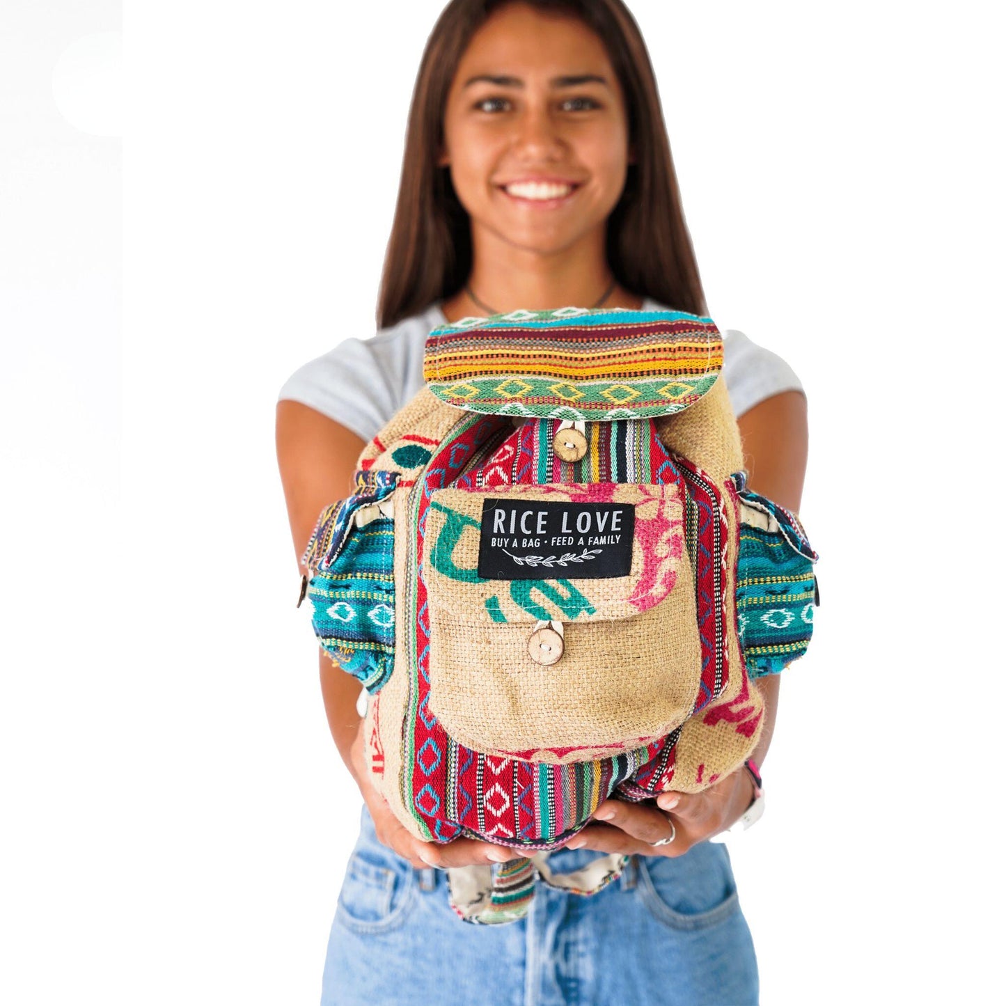 Mini Recycled Travel Backpack Jaipur