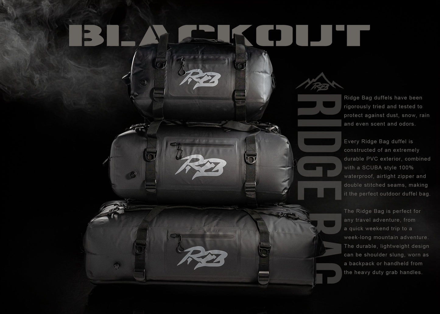 Ridge Bag | Outdoor Duffel Three Pack
