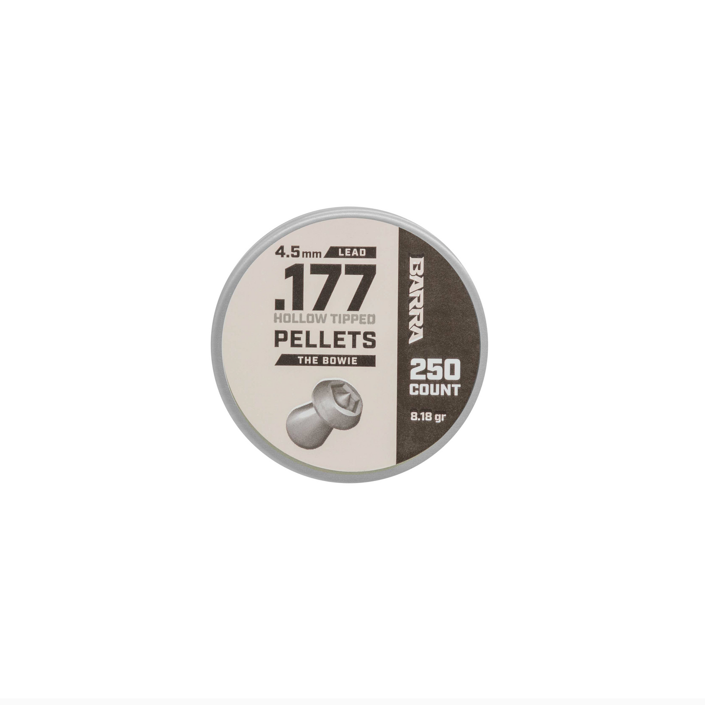 Bowie Hollow Tipped .177 Caliber Pellets - 250 Count