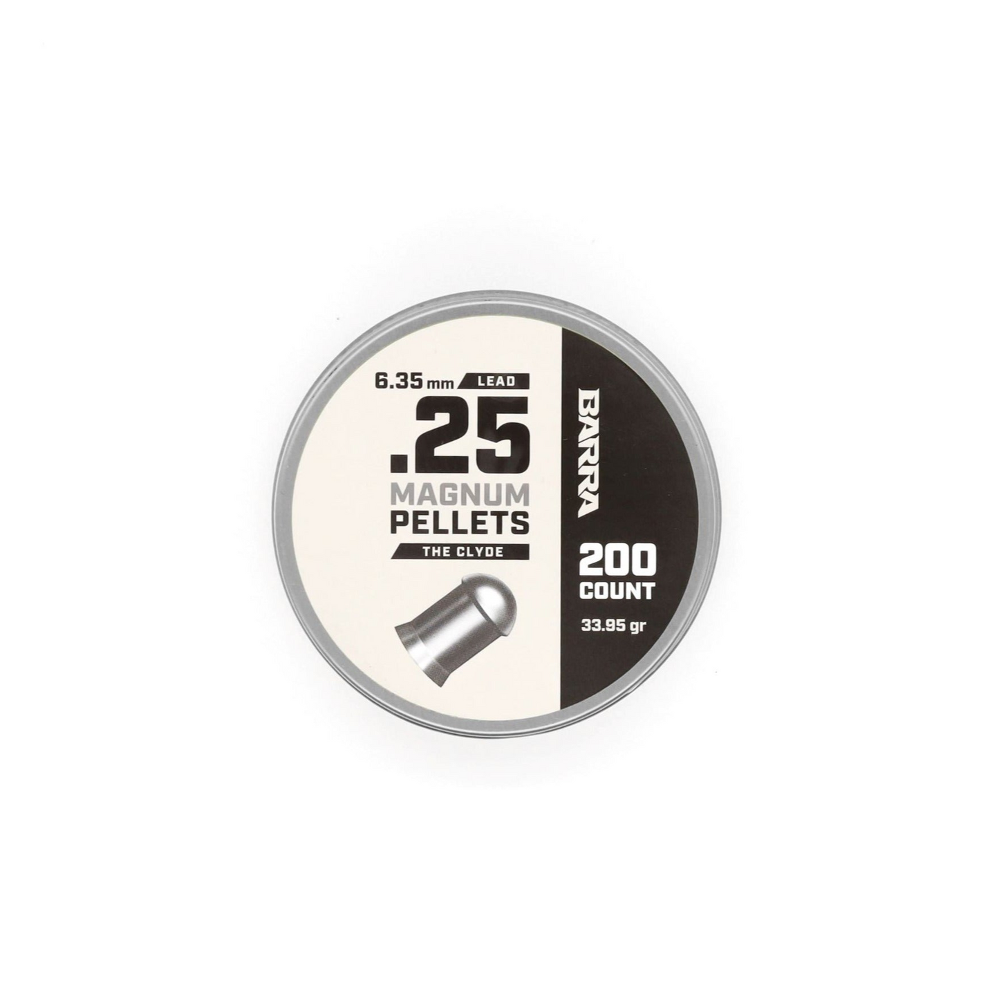 Clyde Heavy .25 Caliber Pellets - 200 Count