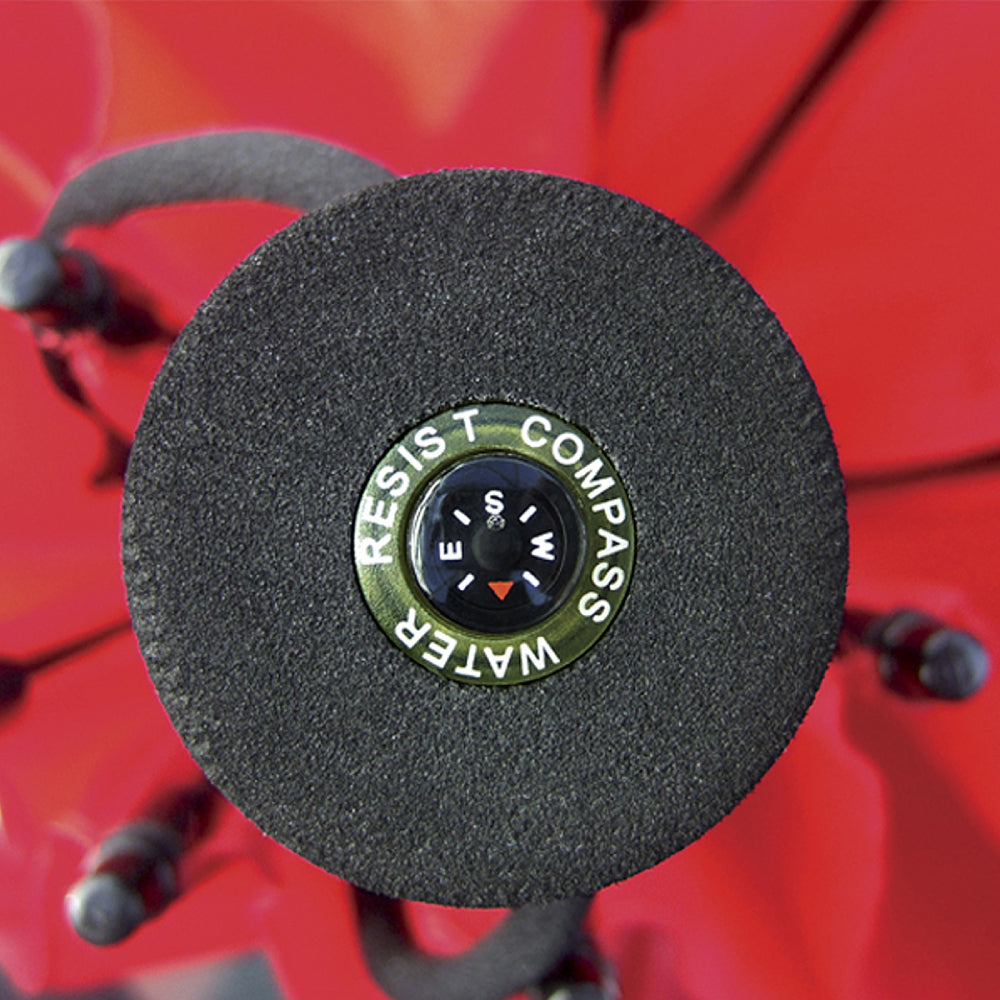 Birdiepal Outdoor Trekking Umbrella – Ultra-Durable Fiberglass Frame, Stormproof & UV 50+ Protection, Integrated Compass, Hands-Free Carrying Case