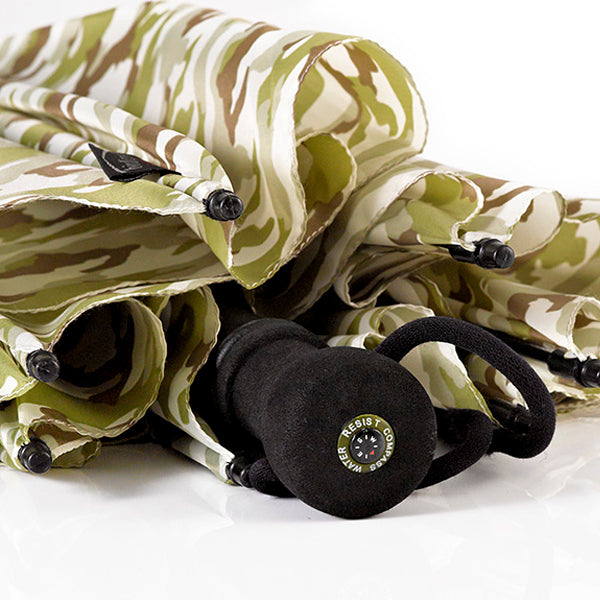 Birdiepal Outdoor Trekking Umbrella – Ultra-Durable Fiberglass Frame, Stormproof & UV 50+ Protection, Integrated Compass, Hands-Free Carrying Case